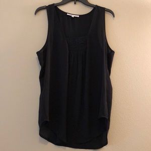 Flowy black tank